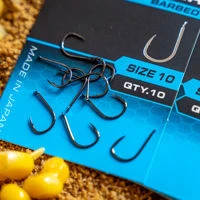 Matrix X2B Wide Gape Feeder Barbed Spade End Hooks